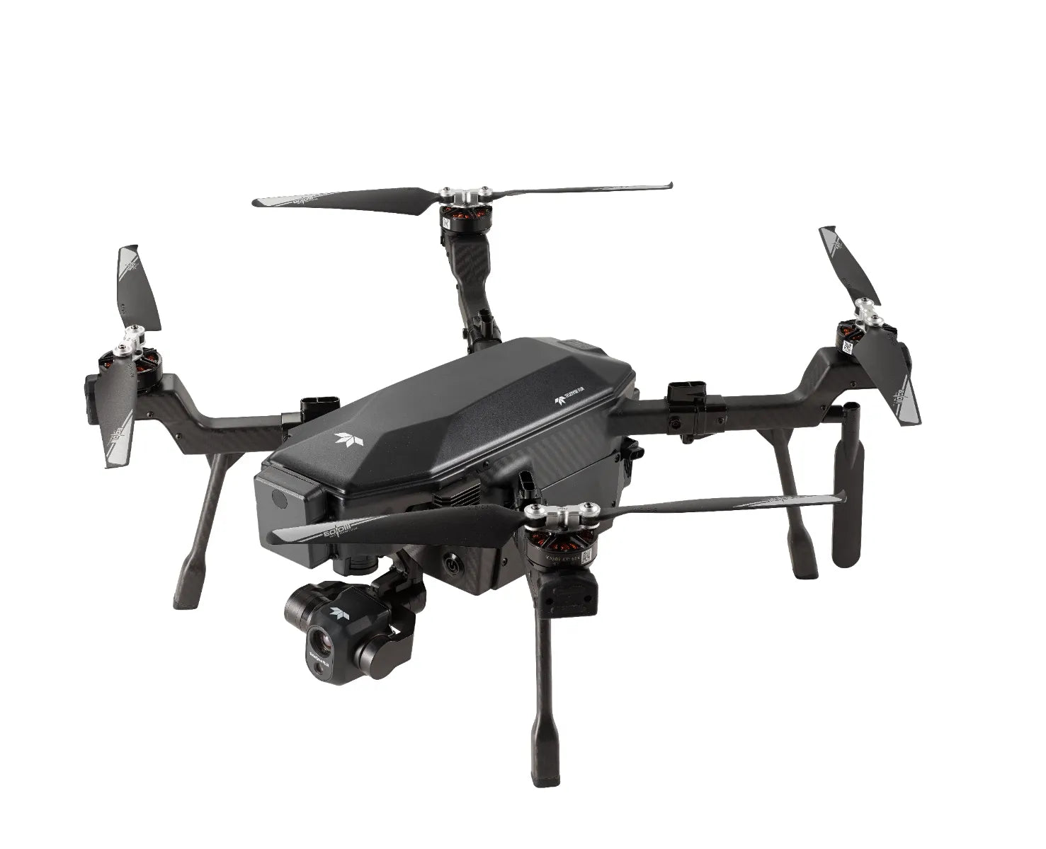A relevant stock photo of drone with thermal camera in a typical setting.