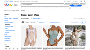 New Sheer When Wet Swimsuit - Women's One Piece
