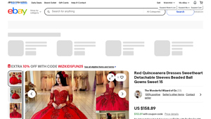 Red Quinceanera Dresses - Sweetheart Beaded Ball Gowns