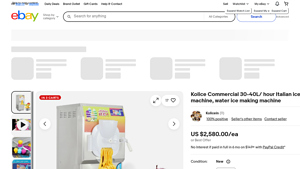 Kolice - Commercial Italian Ice Machine