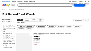 eBay - 16x7 Car and Truck Wheels