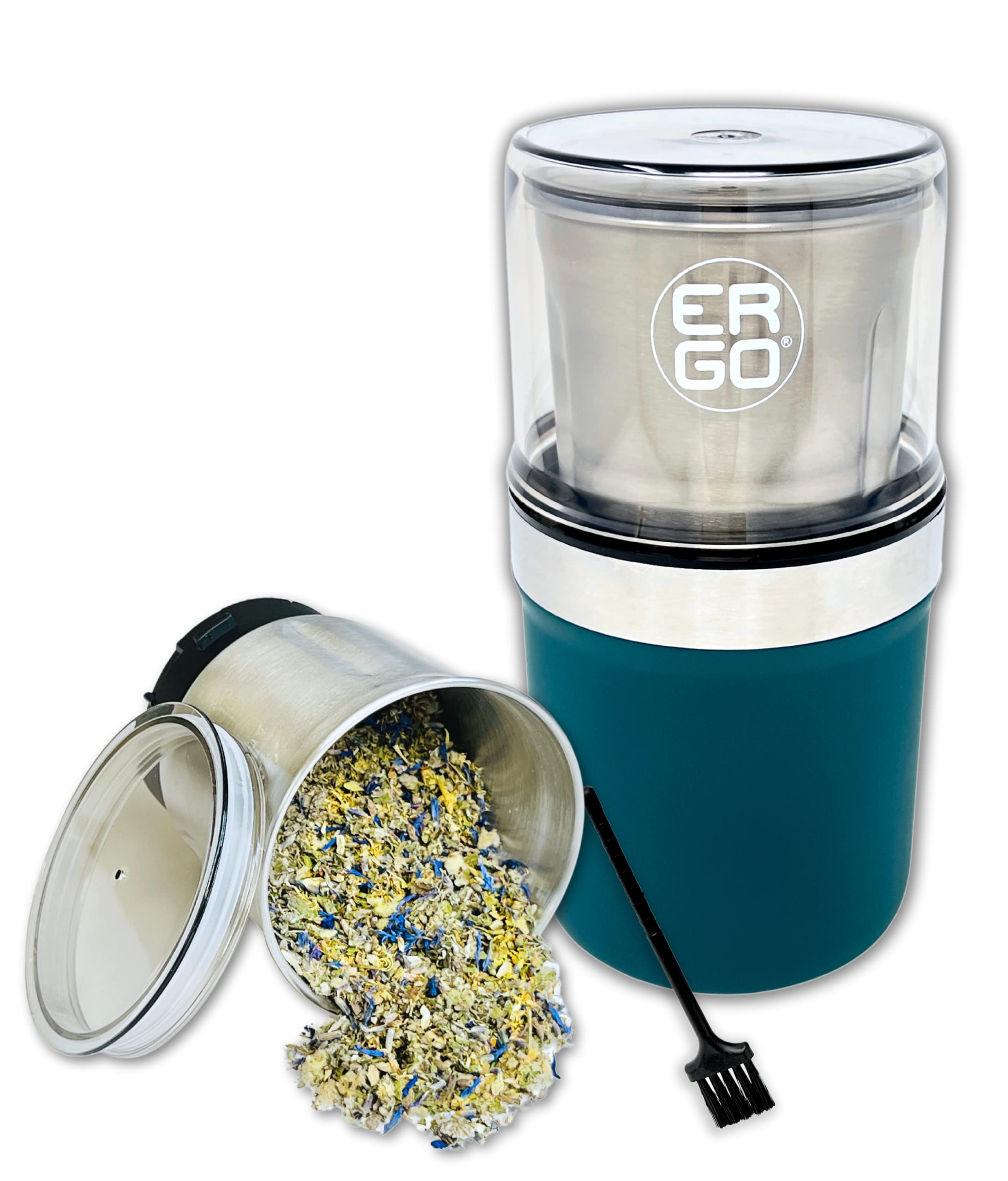A relevant stock photo of electric weed grinder in a typical setting.