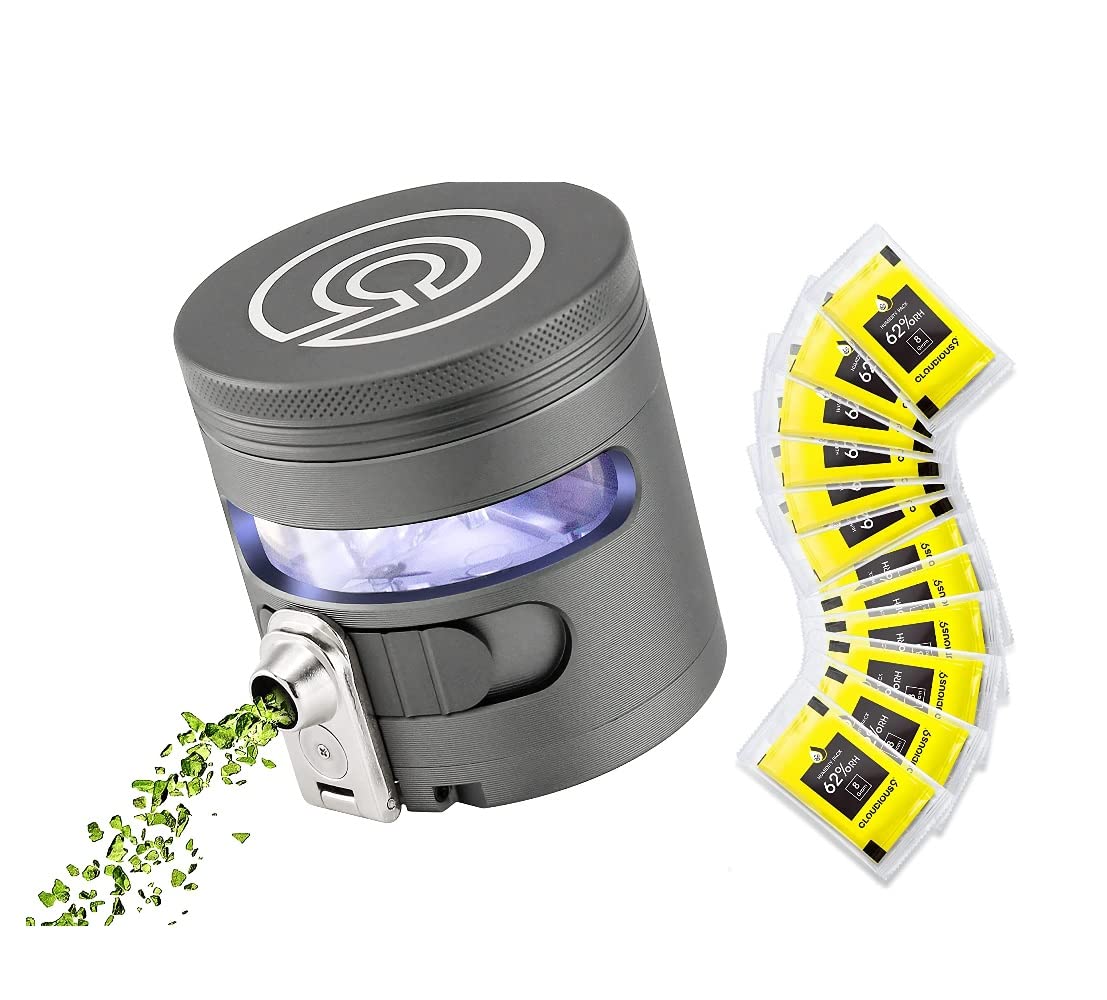 A relevant stock photo of electric weed grinder in a typical setting.