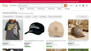 Etsy - Funny Golf Hats
