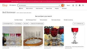 Nobel Excellence - Ruby Red Water Goblets