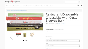 Everything Chopsticks - Custom Bulk Bamboo Chopsticks