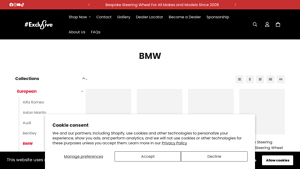 Exclusive Steering - Custom BMW Carbon Fiber Wheels