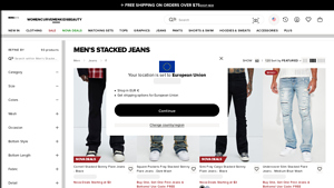 Fashion Nova - Men's Stacked Jeans