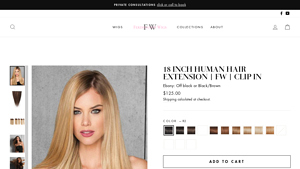 Ferdinand's Wigs - 18 Inch Human Hair Extension
