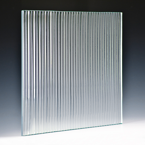 A relevant stock photo of fluted glass in a typical setting.
