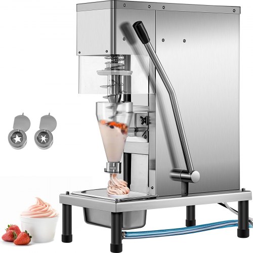 A relevant stock photo of frozen yogurt machine in a typical setting.