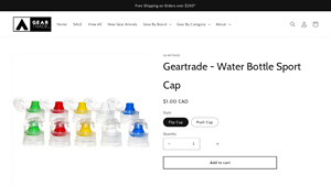 Geartrade - Water Bottle with Sport Cap