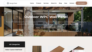 George Panel - Outdoor WPC Wall Panels