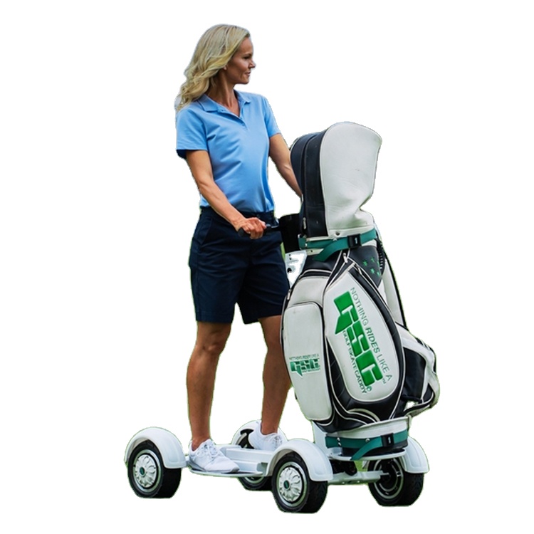 A relevant stock photo of golf scooter in a typical setting.
