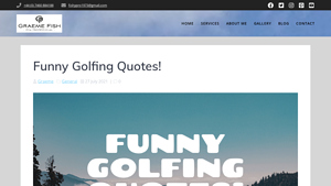 Graeme Fish - Humorous Golfing Quotes
