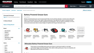 Battery-Powered Grease Guns - Top Brands Available