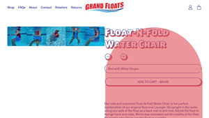 Grand Floats - Float-N-Fold Water Chair