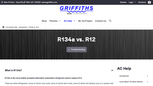 Griffiths - R134a Refrigerant