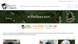 Groovy Guy Gifts - Funny Golf Hats