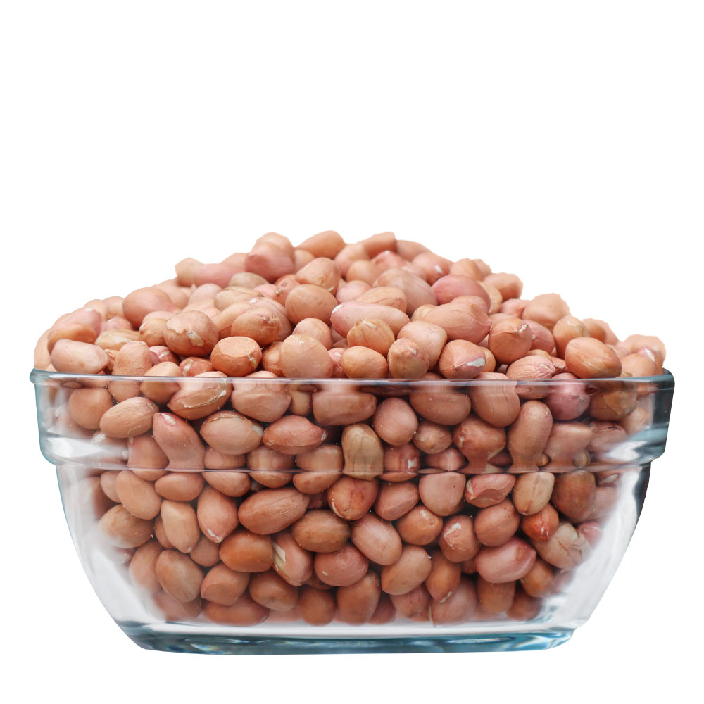 A relevant stock photo of groundnut raw in a typical setting.