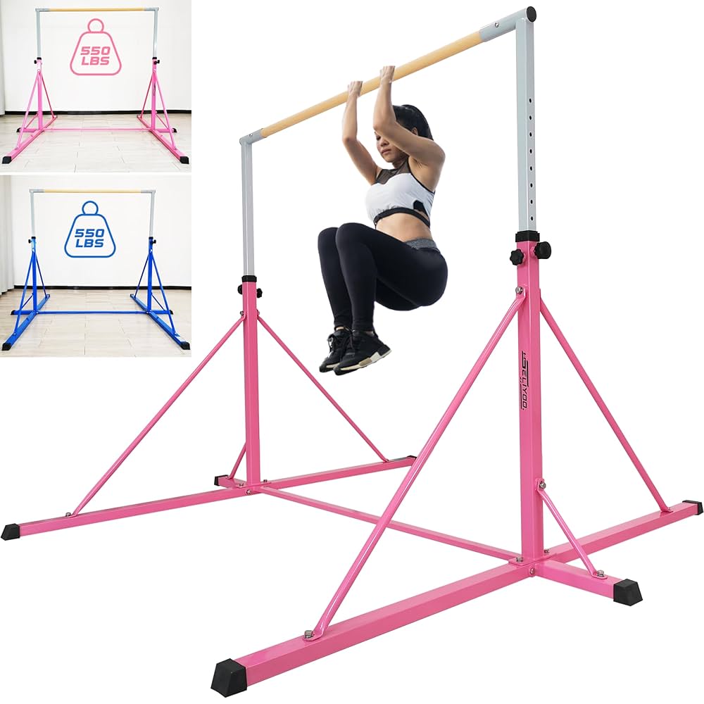 A relevant stock photo of gymnastics high bar for sale in a typical setting.