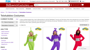 Teletubbies - Adult Costumes