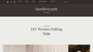 Hamilton Park - DIY Wooden Folding Table