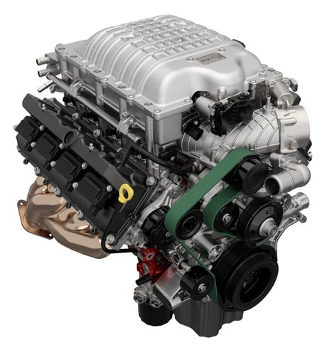 A relevant stock photo of hellcat motor for sale in a typical setting.