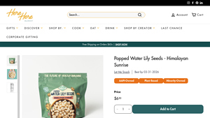 Let Me Snack - Popped Water Lily Seeds
