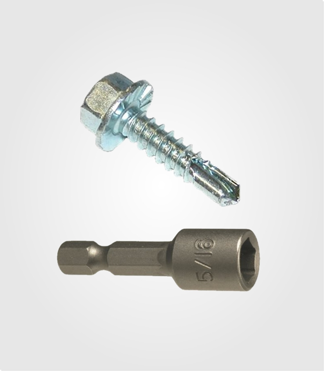 A relevant stock photo of hex screw in a typical setting.