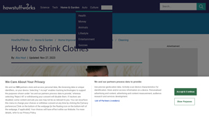 HowStuffWorks - Fabric Shrinkage Insights