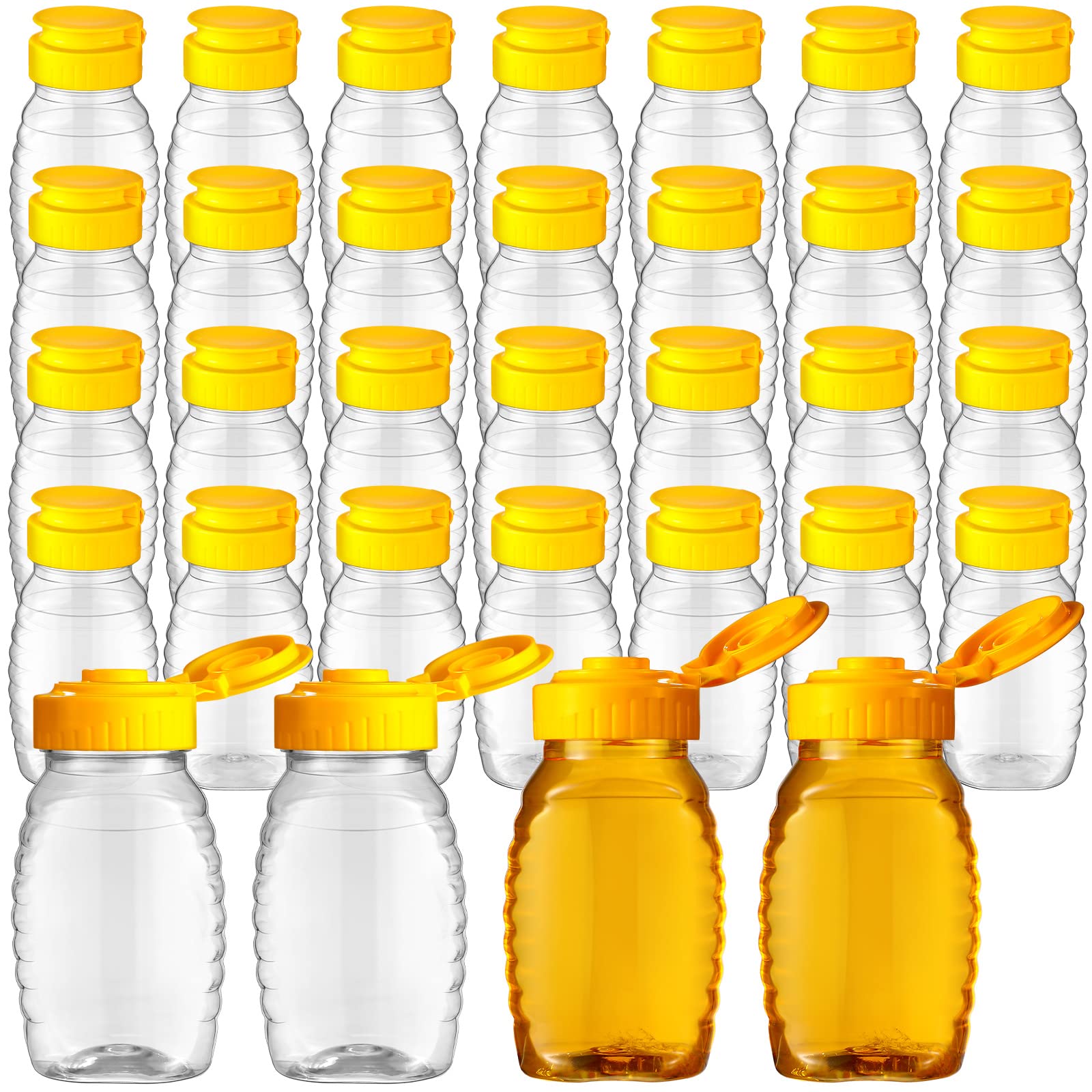 A relevant stock photo of honey containers for sale free shipping in a typical setting.