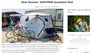 HoneyTrek - SHIFTPOD Insulated Tent