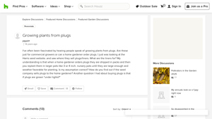 Houzz - Seedling Plugs and Liners
