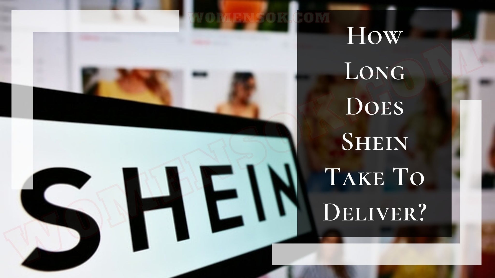 A relevant stock photo of how long does shein take to deliver in a typical setting.