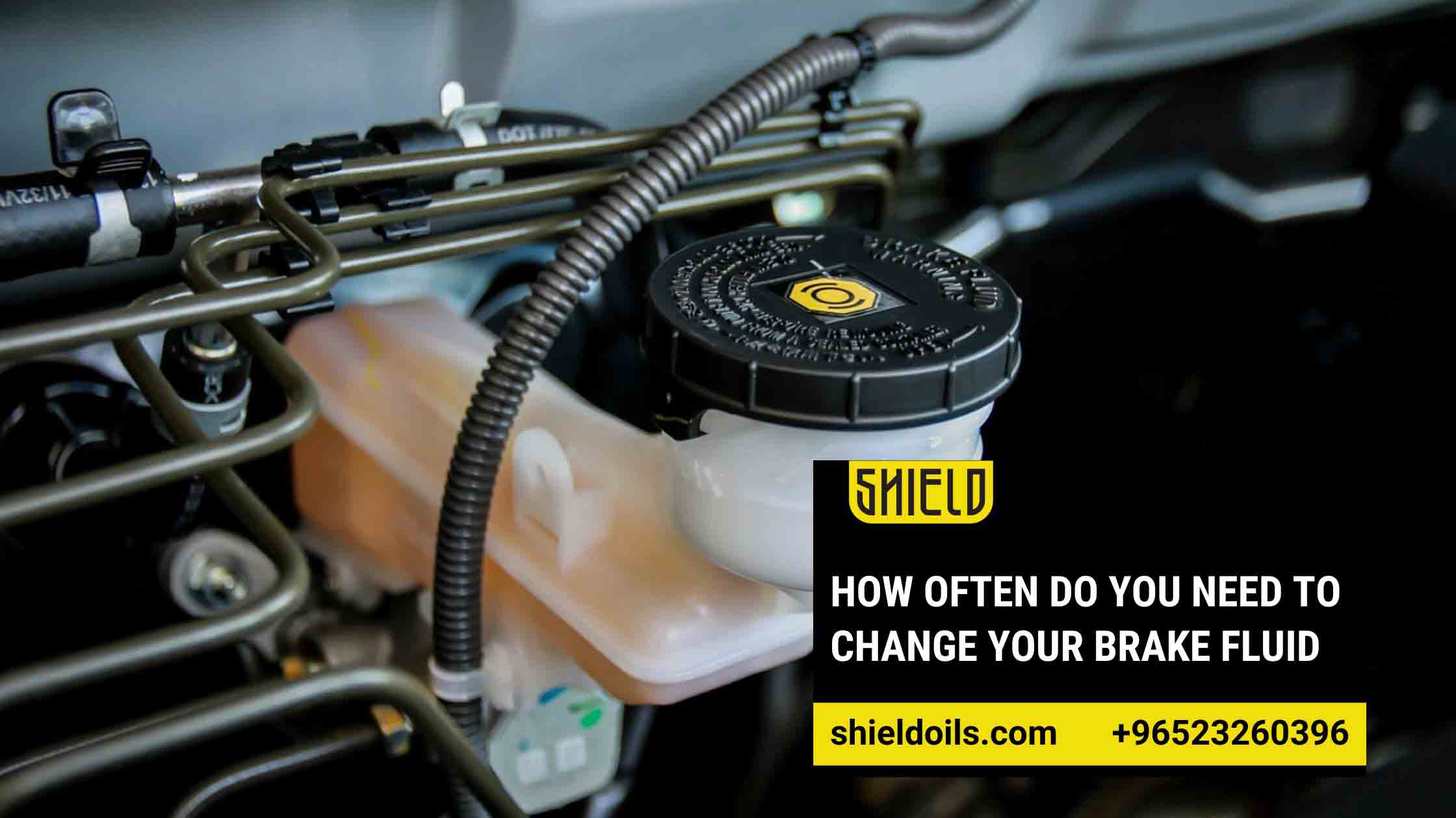A relevant stock photo of how often to change brake fluid in a typical setting.