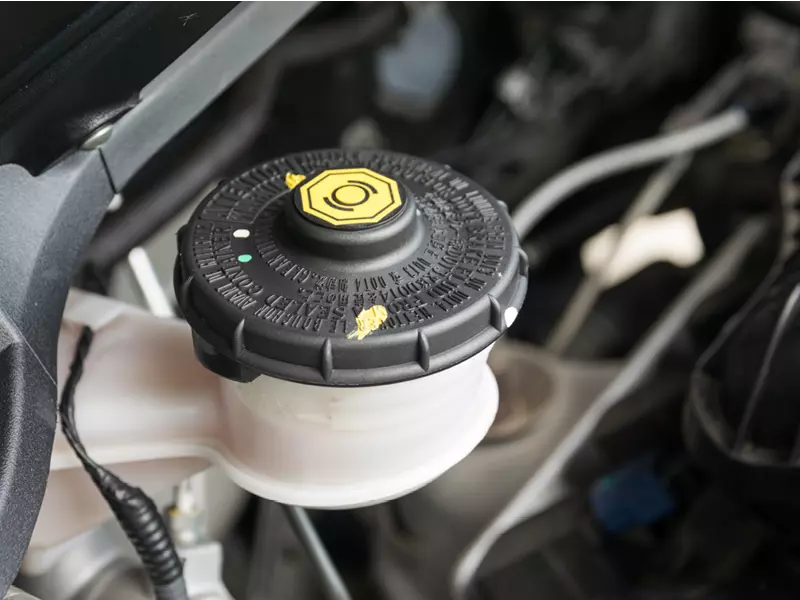A relevant stock photo of how often to change brake fluid in a typical setting.