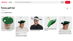 Pinterest - Funny Golf Hat