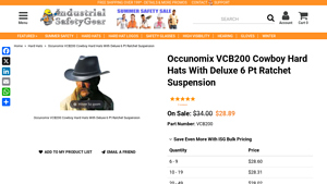 Occunomix - VCB200 Cowboy Hard Hats