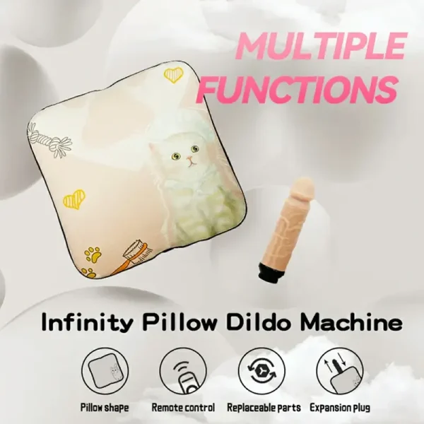 A relevant stock photo of infinity pillow sex toy in a typical setting.