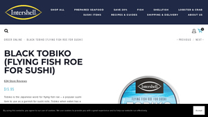 Intershell Seafood - Black Tobiko