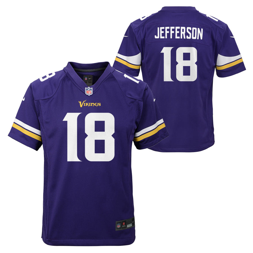 A relevant stock photo of justin jefferson youth jersey in a typical setting.