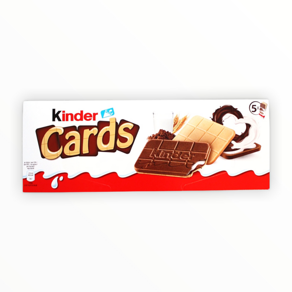 A relevant stock photo of kinder cards in a typical setting.