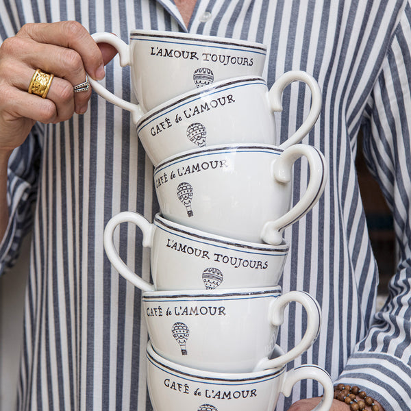 A relevant stock photo of l cup in a typical setting.