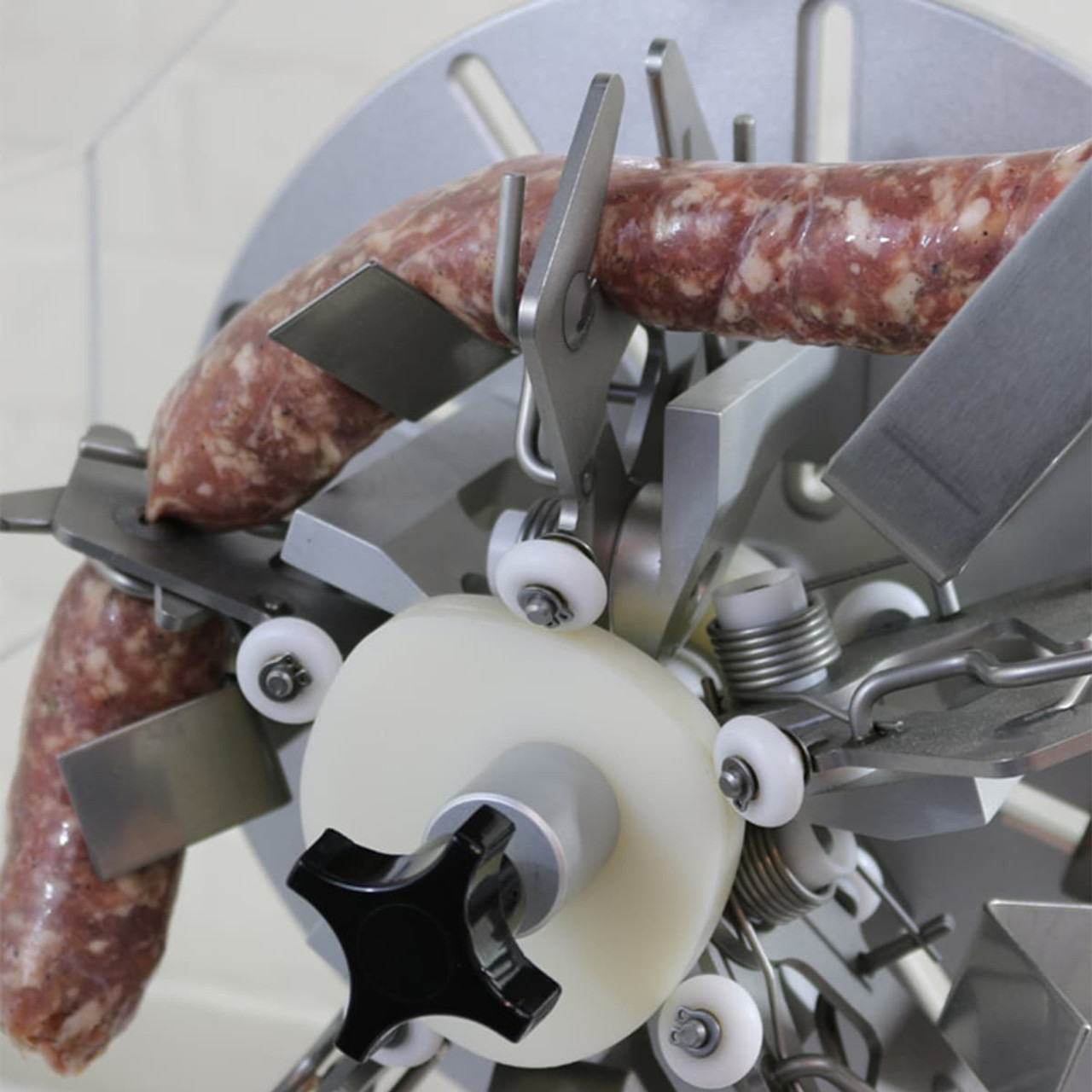 A relevant stock photo of linker sausage in a typical setting.