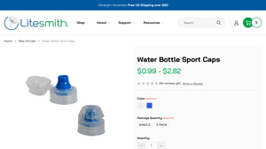 Litesmith - Water Bottle Sport Caps