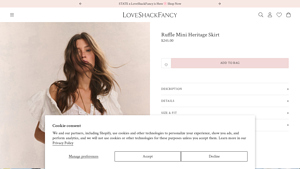 LoveShackFancy - Ruffle Mini Heritage Skirt