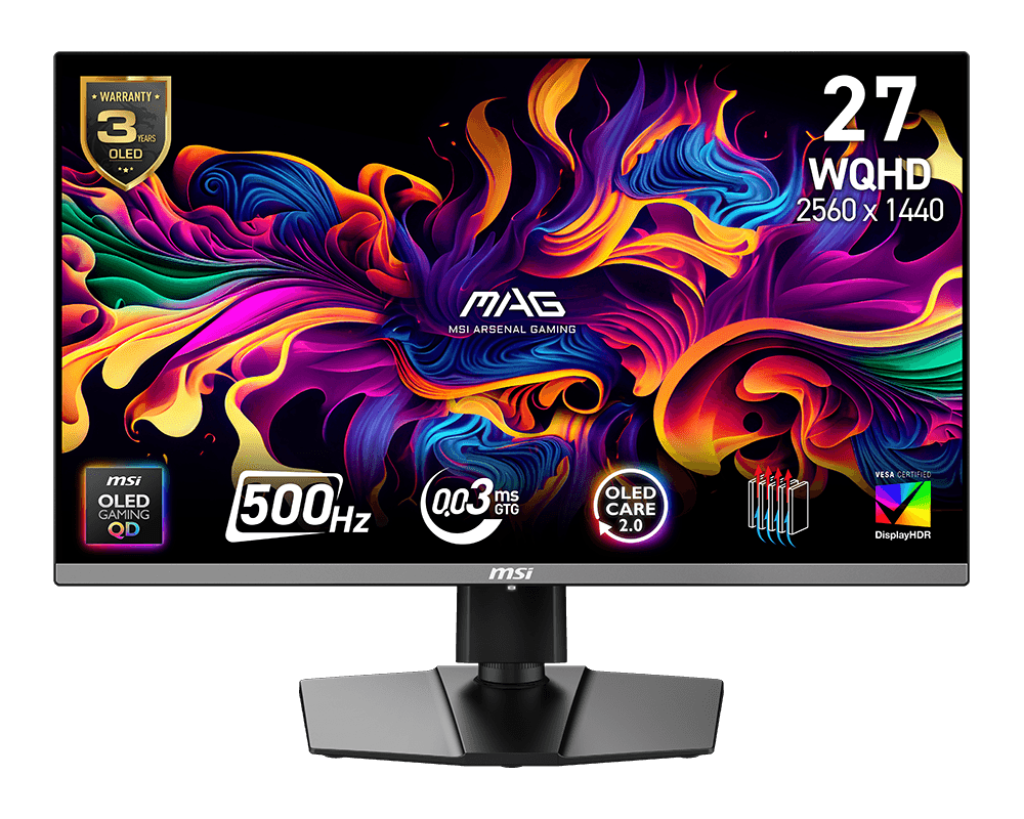 A relevant stock photo of mag 272qp qd-oled x50 in a typical setting.