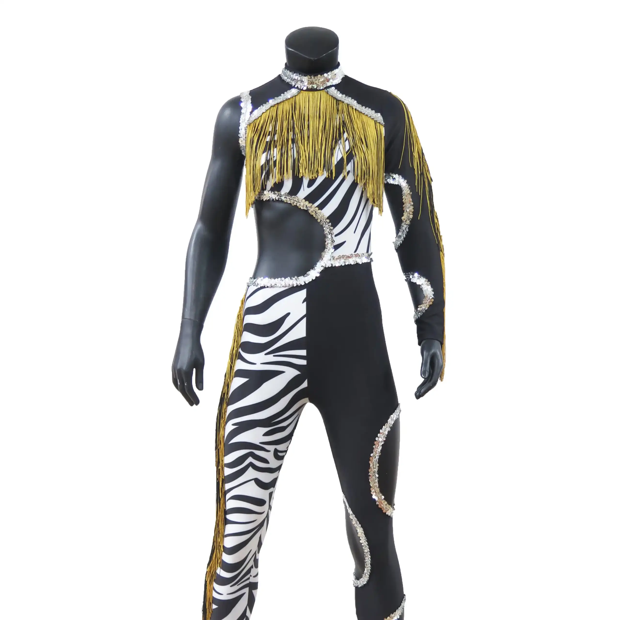 A relevant stock photo of majorette uniforms in a typical setting.