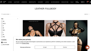 Mariemur - Full Body Leather Bodysuits